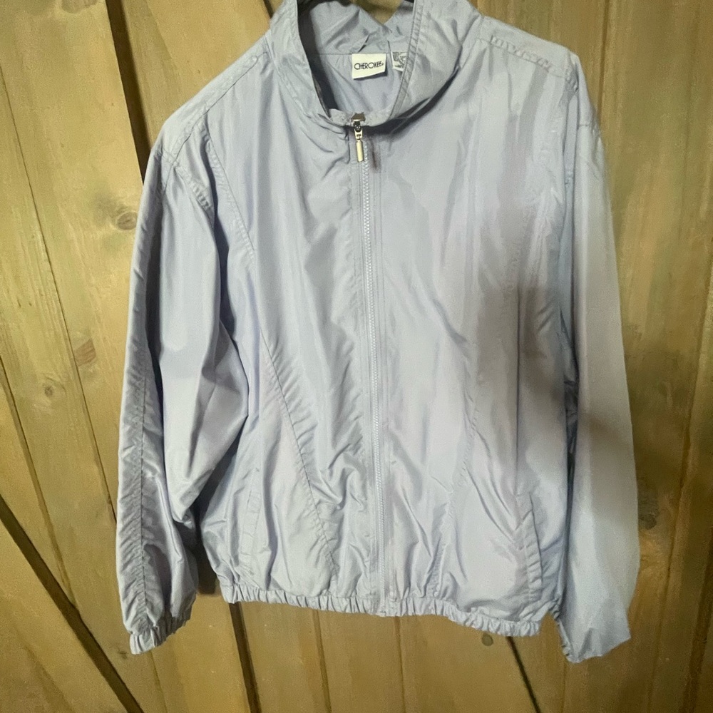 Vintage Cherokee Orchid Light Gray Windbreaker Jacket